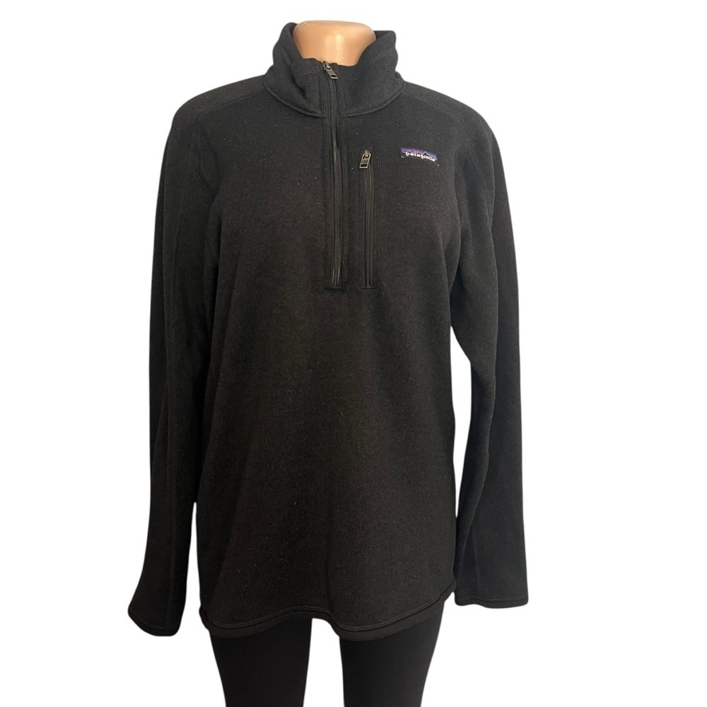 Patagonia Black Fleece 1/4 Zip Pullover